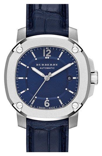 burberry britain watch blue|burberry automatic watches unisex.